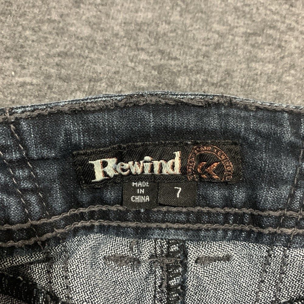 Rewind Y2K Style Skinny Slim Jeans Low Rise Women's/Junior's - Size 7 - Picture 7 of 12